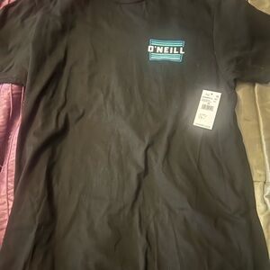 O'Neill Black Tee with Blue Logo